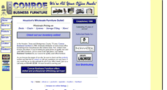 Desktop Screenshot of conroebusinessfurniture.com