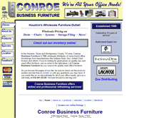 Tablet Screenshot of conroebusinessfurniture.com